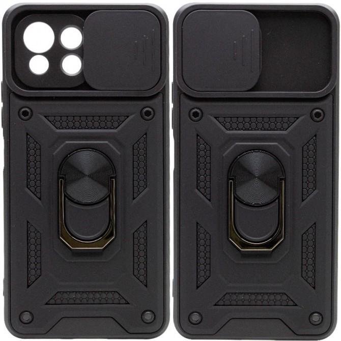 Чехол HONOR Hard Defence Series Xiaomi Mi 11 Lite Black (with Camshield and magnet)