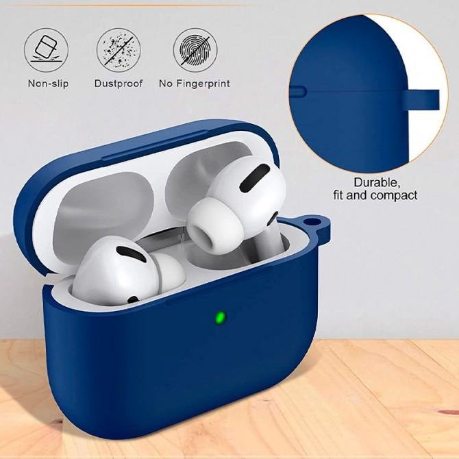 Чехол U-Like Silicone Protective Case For Airpods Pro Slim Cobalt-3