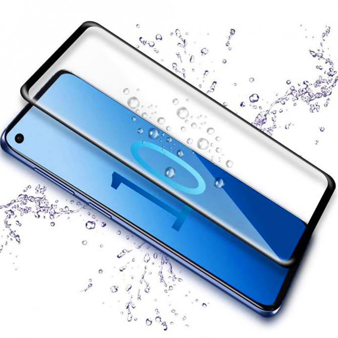 Гнучке ультратонке скло Caisles для Samsung G973 Galaxy S10 (Чорне)-2