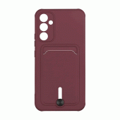 Чехол TPU Colorfull Pocket Card для Samsung Galaxy A34 5G Бордовый Чехол TPU Colorfull Pocket Card для Samsung Galaxy A34 5G Бордовый