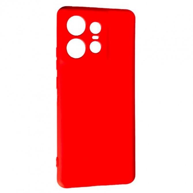 Чохол Silicone Case Motorola Edge 50 Pro Червоний FULL-2