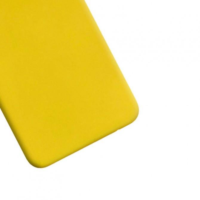 Силиконовый чехол Candy для Oppo A15S/ A15 Желтый-2