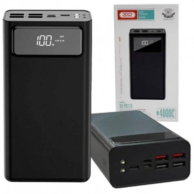 Повербанк XO PR124 40000 mAh Black-1
