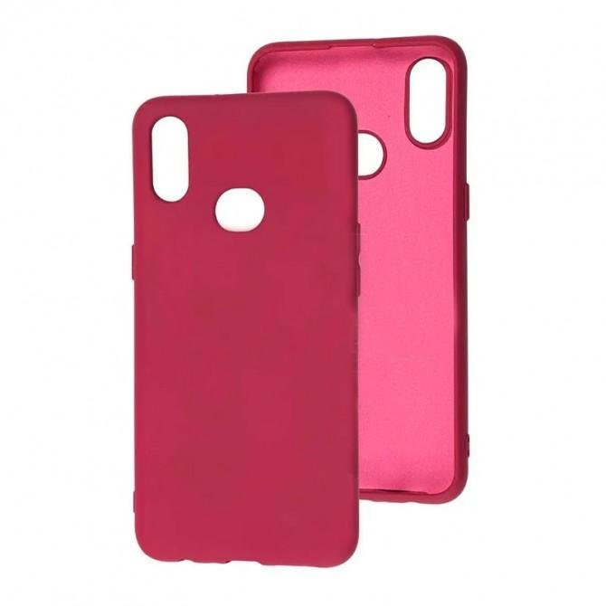 Чехол Original Soft Case Samsung A107 Galaxy A10s 2019 Марсала FULL