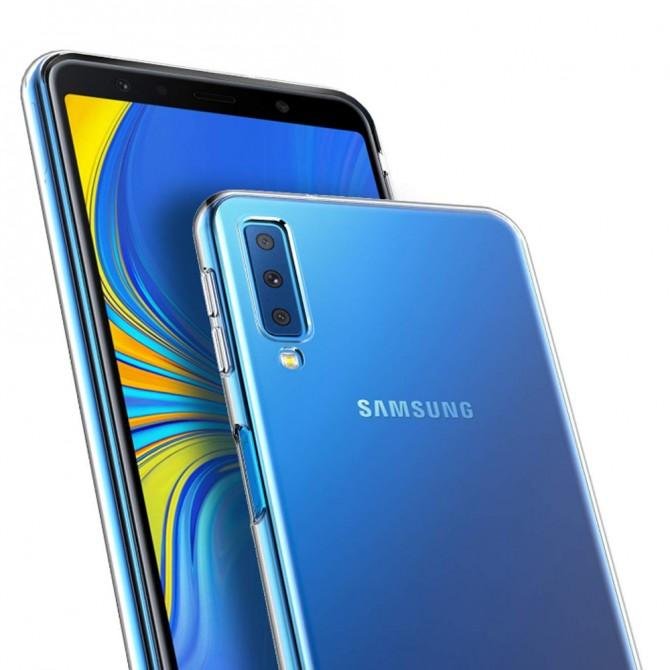 Чохол Ultra-thin 0.3 для Samsung A750 Galaxy A7 2018 Прозорий-2