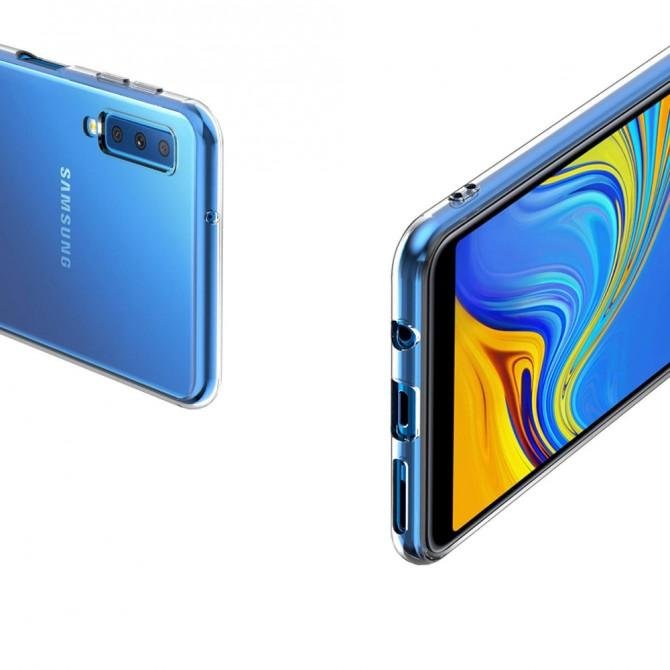 Чохол Ultra-thin 0.3 для Samsung A750 Galaxy A7 2018 Прозорий-3