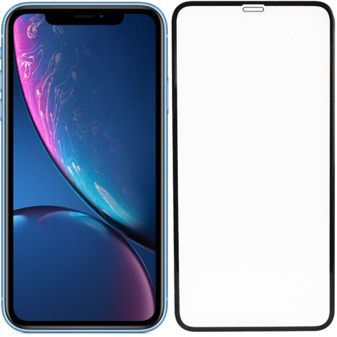 Захисне скло TigerGlass для APPLE iPhone Xr/11 (0.3 мм, 3D чорне)
