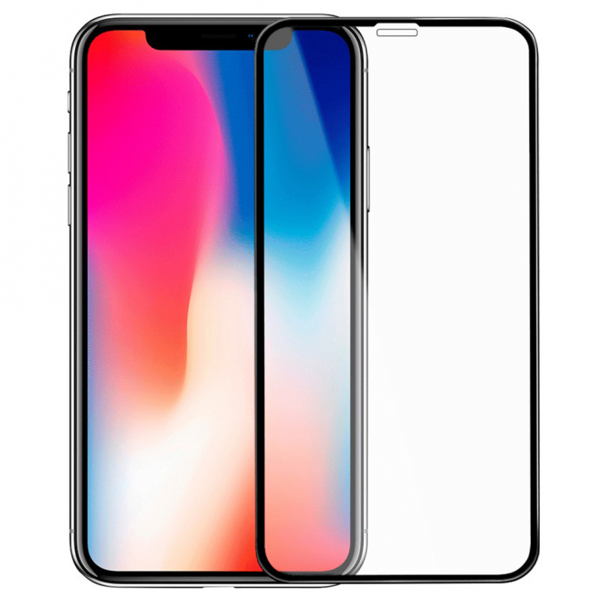 Захисне скло TigerGlass для APPLE iPhone Xr/11 (0.3 мм, 3D чорне)-1