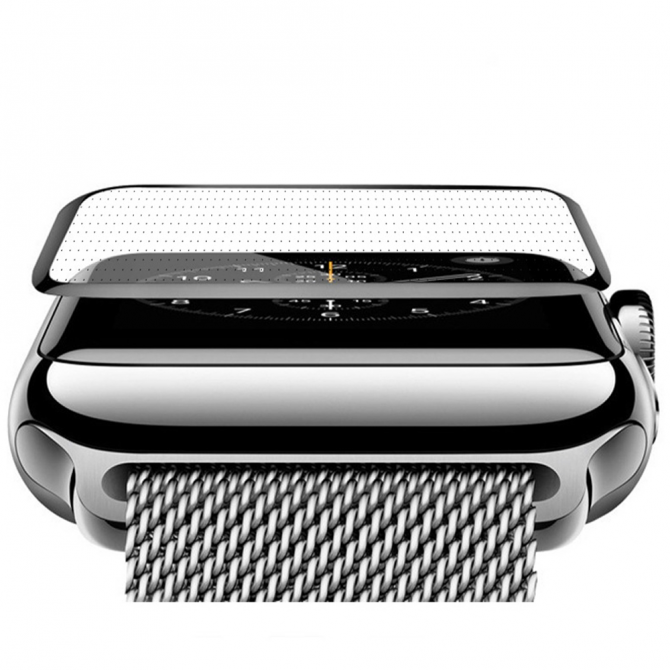 Защитное стекло для iWatch 40mm (0.3mm, 5D) Чёрный-4