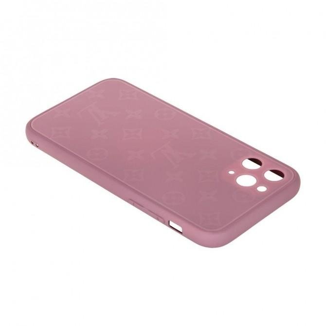 Чохол TPU Glass LV для iPhone 12 Pro Max Бузковий-2