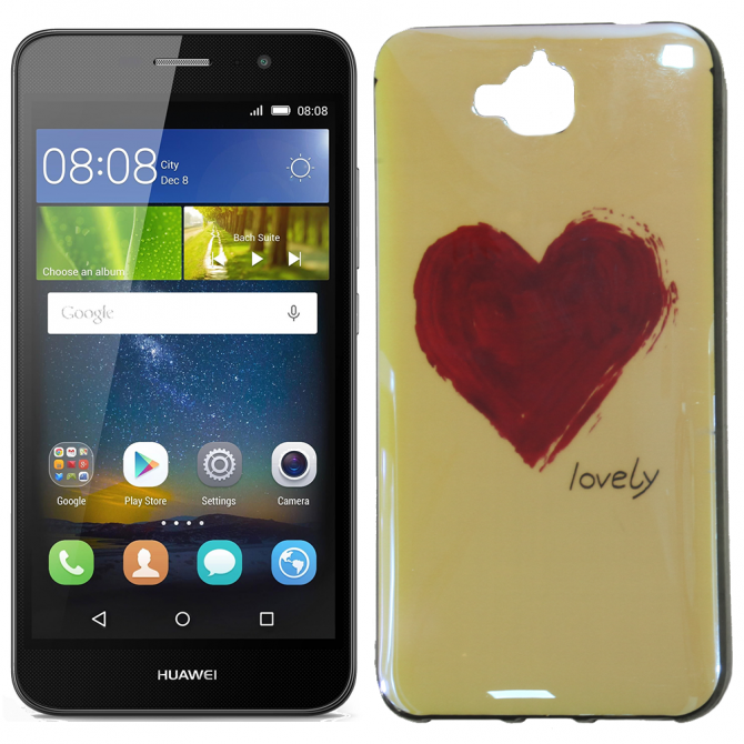 Чохол U-Like Picture series для Huawei Y6 Pro Серце/Синій