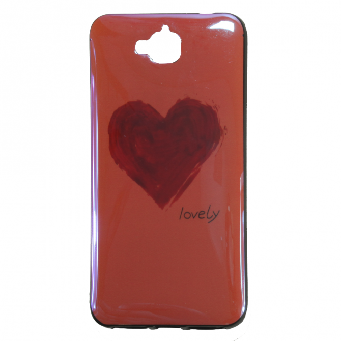 Чохол U-Like Picture series для Huawei Y6 Pro Серце/Рожевий-1