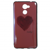 Чохол U-Like Picture series для Huawei Y7 2017/Y7 Prime Серце/Рожевий Чохол U-Like Picture series для Huawei Y7 2017/Y7 Prime Серце/Рожевий