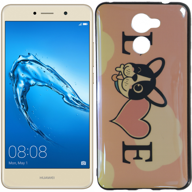 Чехол U-Like Picture series для Huawei Y7 2017/Y7 Prime Love Pink