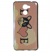 Чохол U-Like Picture series для Huawei Y7 2017/Y7 Prime Кохання/Рожевий