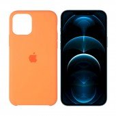 Оригінальний силіконовий чохол для iPhone 12 Pro Max Світло Помаранчевий FULL Оригінальний силіконовий чохол для iPhone 12 Pro Max Світло Помаранчевий FULL
