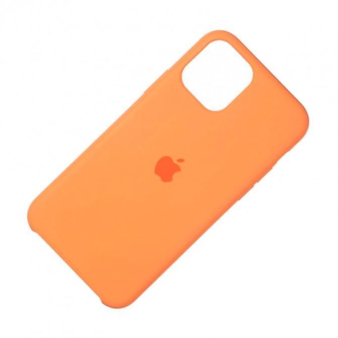 Оригинальный силиконовый чехол для iPhone 12 Pro Max Светло-Оранжевый-2