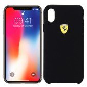Чохол Ferrari Glass Case для iPhone X Чорний Чохол Ferrari Glass Case для iPhone X Чорний