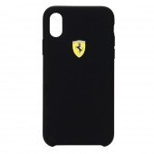 Чохол Ferrari Glass Case для iPhone X Чорний Чохол Ferrari Glass Case для iPhone X Чорний