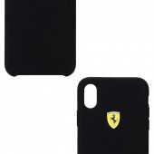 Чохол Ferrari Glass Case для iPhone X Чорний Чохол Ferrari Glass Case для iPhone X Чорний