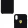 Чохол Ferrari Glass Case для iPhone X Чорний
