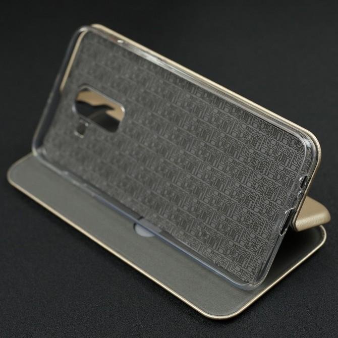 Чехол книжка U-Like Best для Samsung Galaxy J810 (J8 2018) Gold-5