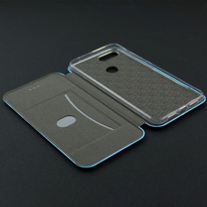 Чохол книжка U-Like Best для Xiaomi Mi8 Lite Блакитний-4