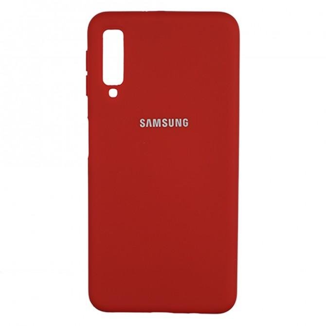 Чехол Soft Case для Samsung A750 Galaxy A7 2018 Красный FULL-1
