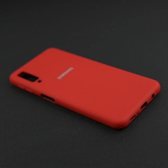 Чехол Soft Case для Samsung A750 Galaxy A7 2018 Красный FULL-3