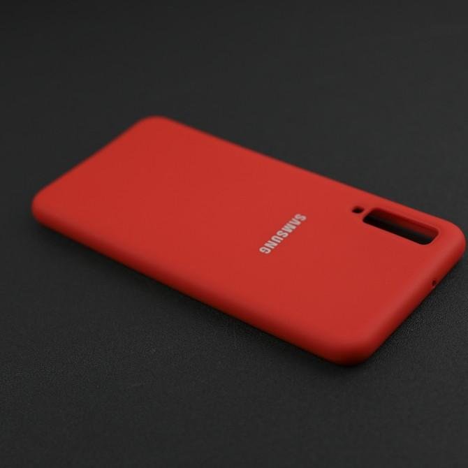 Чехол Soft Case для Samsung A750 Galaxy A7 2018 Красный FULL-4