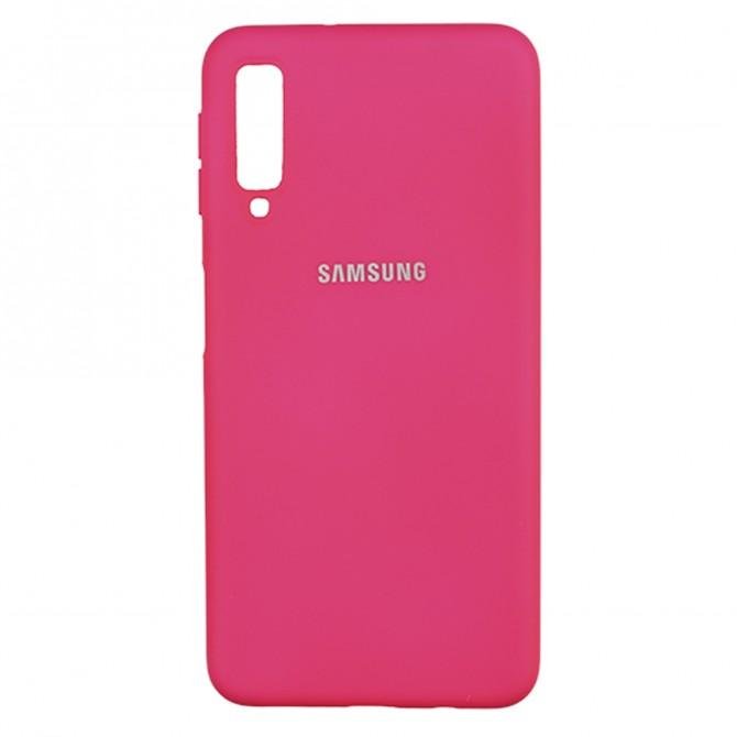 Чехол oft Case для Samsung A750 Galaxy A7 2018 Ярко розовый FULL-1