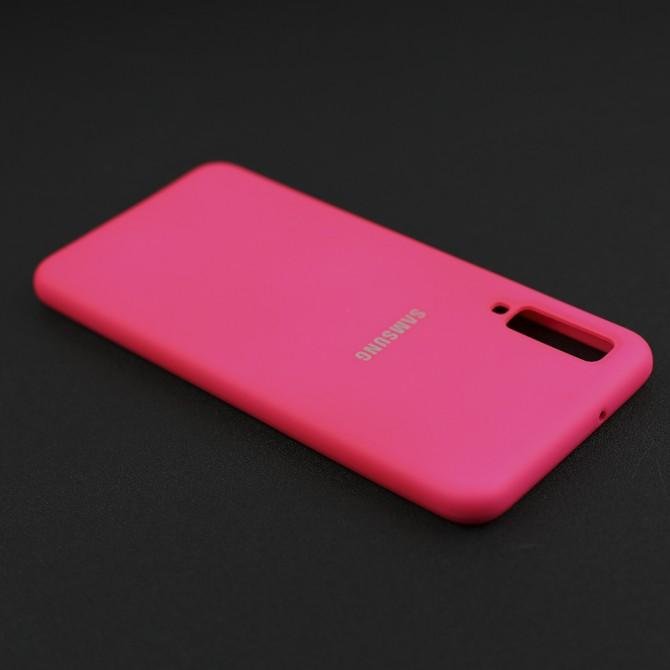 Чехол oft Case для Samsung A750 Galaxy A7 2018 Ярко розовый FULL-3