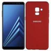 Чехол Soft Case для Samsung A8 2018 (A530) Красный FULL