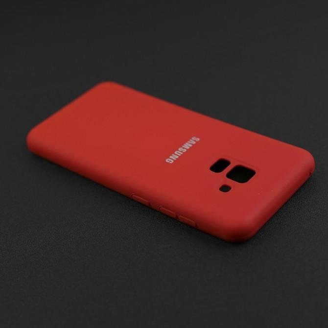 Чехол Soft Case для Samsung A8 2018 (A530) Красный FULL-3