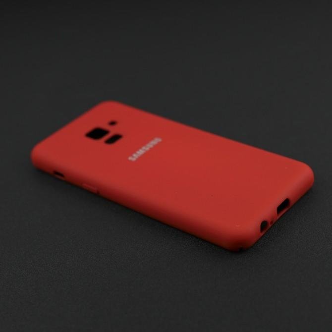 Чехол Soft Case для Samsung A8 2018 (A530) Красный FULL-4