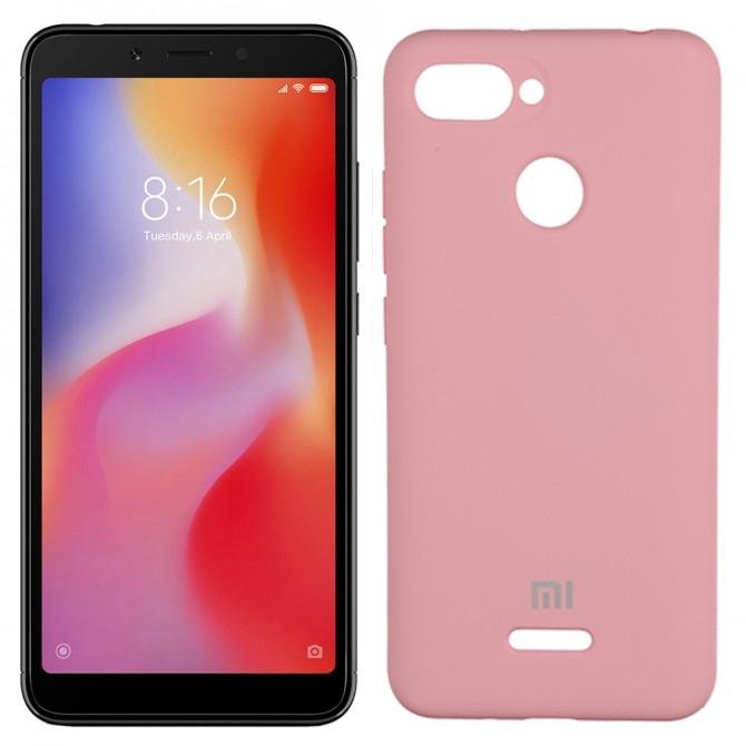 Чохол Soft Case для Xiaomi Redmi 6 Рожевий FULL