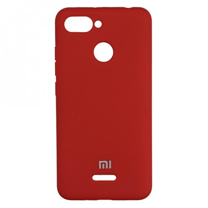 Чохол Soft Case для Xiaomi Redmi 6 Червоний FULL-1