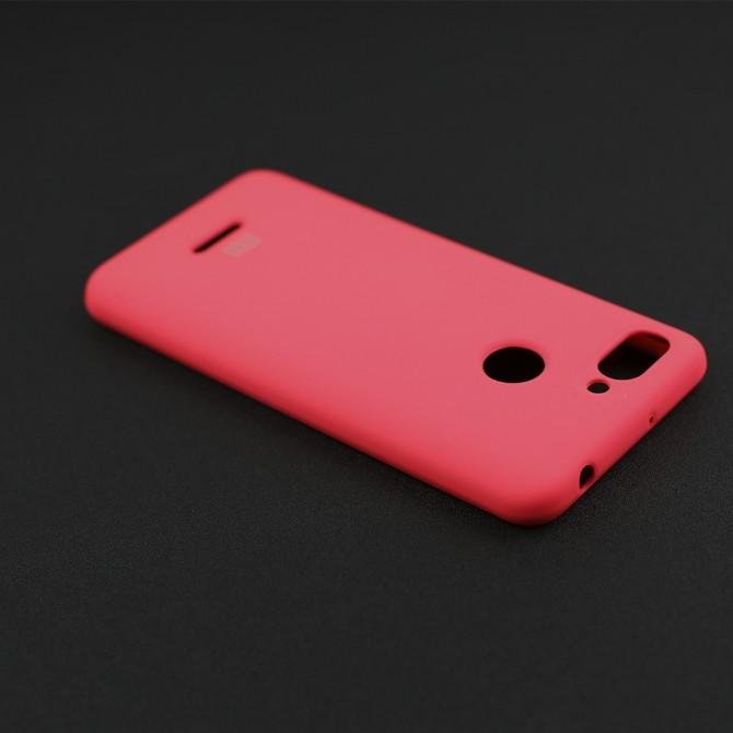Чохол Soft Case для Xiaomi Redmi 6 Яскраво малиновий FULL-4