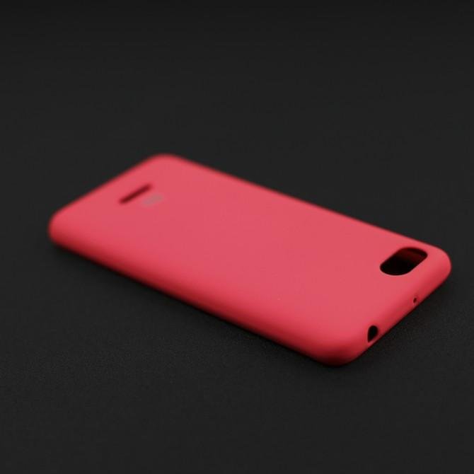 Чехол Soft Case для Xiaomi Redmi 6a Ярко розовый FULL-4