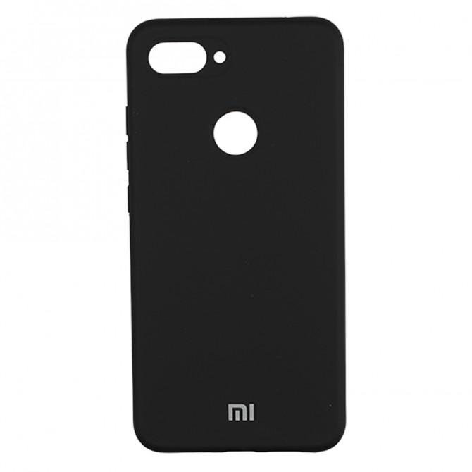 Чохол Soft Case для Xiaomi Mi8 Lite Чорний FULL-1