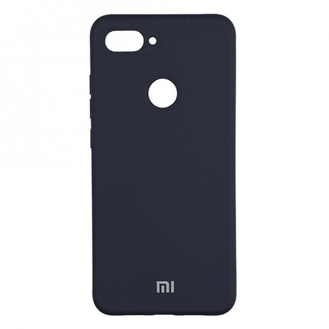 Чохол Soft Case для Xiaomi Mi8 Lite Синій FULL-1
