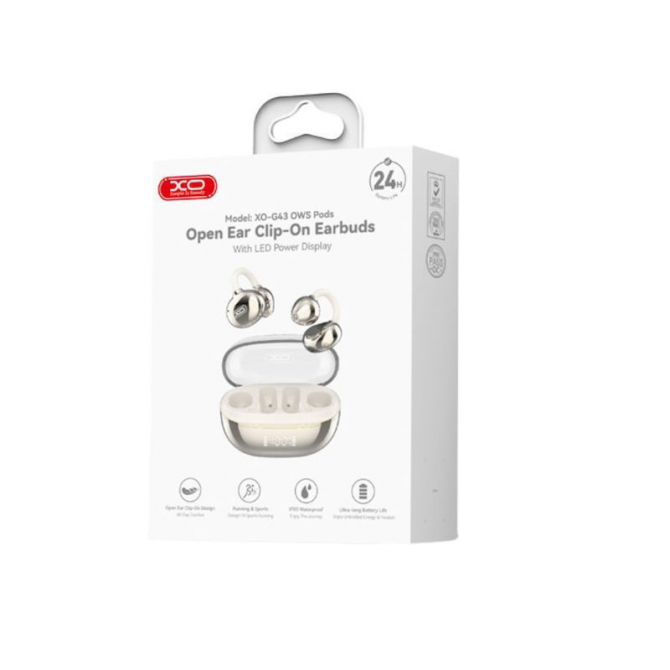 Навушники Bluetooth Headset XO G43 OWS Earbuds Gold-2
