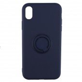 Чохол Ring Color для iPhone Xr Темно Синій Чохол Ring Color для iPhone Xr Темно Синій