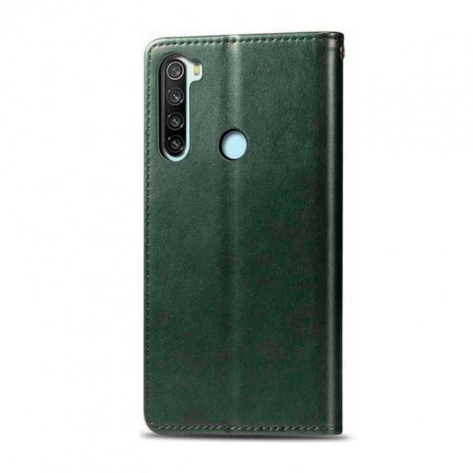 Чехол-книжка GETMAN Gallant for Xiaomi Redmi Note 8T Green-1