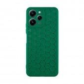 Чехол TPU Honeycomb для Xiaomi Redmi 12 Зеленый
