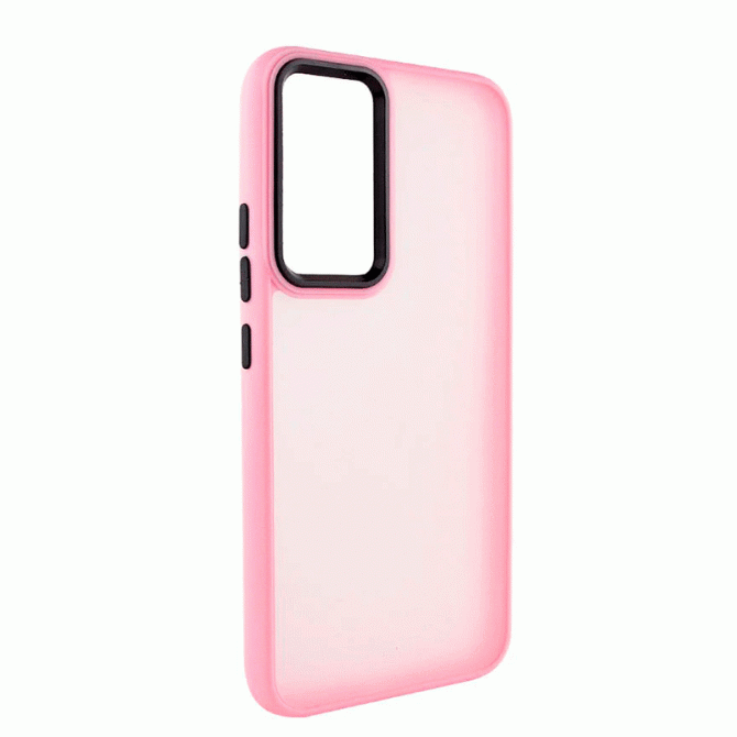Чехол TPU+PC Lyon Frosted series Samsung Galaxy A35 Pink