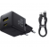 Мережевий зарядний пристрій 1Type-C Baseus Palm Fast Charger 20W EU Cluster Black + Type-C to Type-C