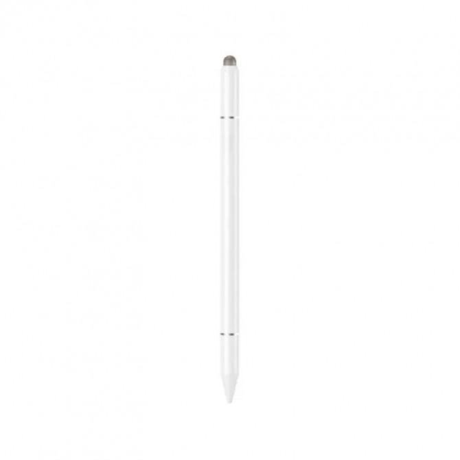 Стілус XO ST-07 3in1 Touch-Sensitive Capacitor Pen Білий