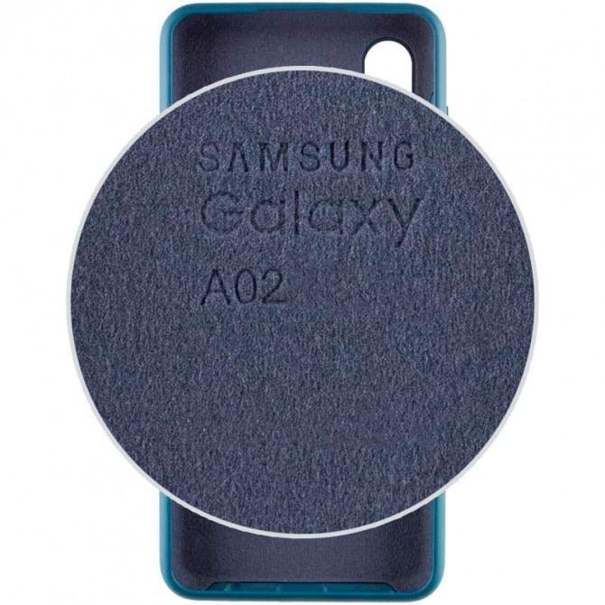 Чохол накладка Original Soft Case Samsung A022 Galaxy A02 Синій FULL-3
