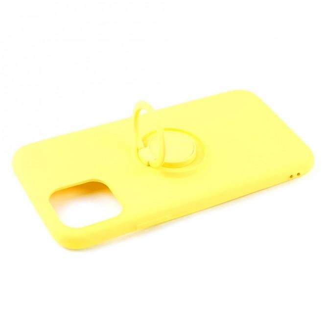Чехол Ring Color для iPhone 11 Pro Желтый-4